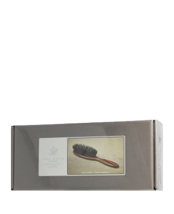 Acca Kappa Brushes Parigina Hair Brush - Ebony Wood - Black Natural Bristles