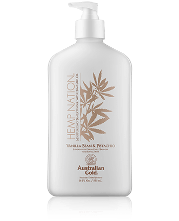 Australian Gold Hemp Nation Vanilla Bean & Pistachio Moisturizing Tan Extender (535 ml)