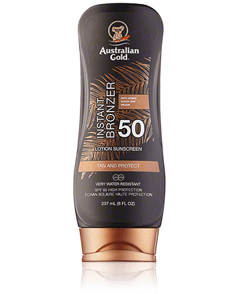 Australian Gold Instant Bronzer Lotion Sunscreen SPF 50: Produktbild
