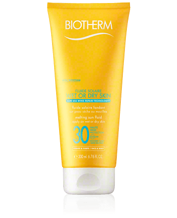 Biotherm Solaire Fluide Solaire Wet or Dry Skin SPF 30 (200 ml)