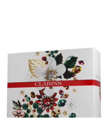 Clarins Eau des Jardins Set mit Body Cream & Peeling