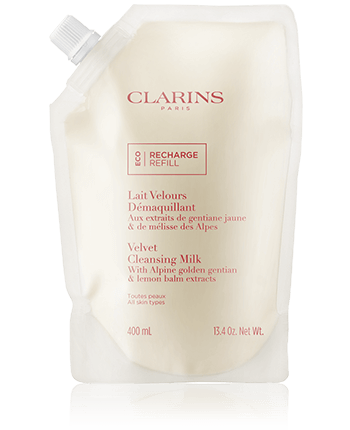 Clarins Nettoyage de Visage Lait Velours Démaquillant - Recharge (400 ml)