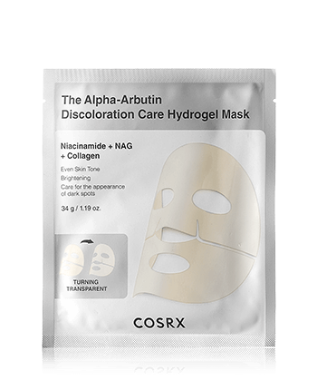 COSRX The Alpha-Arbutin Discoloration Care Hydrogel Mask (34 g): product photo