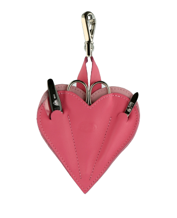 Erbe Solingen Maniküre-Etui Herz-Etui in Pink (3-teilig)