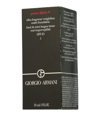Giorgio Armani Power Fabric + Ultra Longwear Weightless Matte Foundation 5 (30 ml)