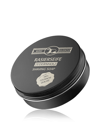 Golddachs Rasierseife Zedernholz in Aludose (60 g)