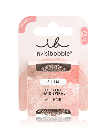 Invisibobble Slim Haargummi mit feinerer Spiralform Bronze Me Pretty (3 Stück)