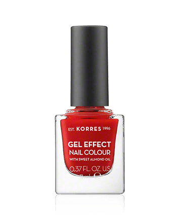 Korres Gel Effect Nail Colour 48 Coral Red (11 ml)
