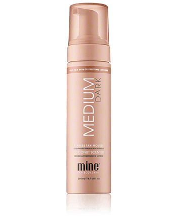 MineTan Self Tan Express Tan Mousse Coconut Scented Medium Dark (200 ml)