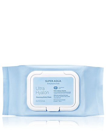 Missha Super Aqua Ultra Hyalon Cleansing Water Wipes (30 Stück)