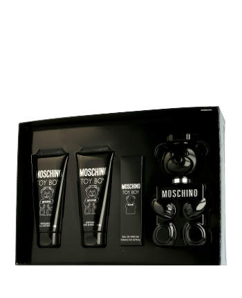 Moschino Toy Boy 100 ml EdP Set mit 2x Pflege & Mini EdP