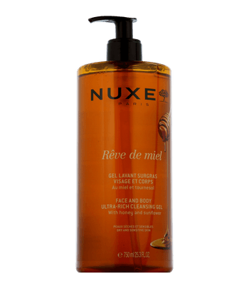 Nuxe Rêve de Miel Gel Lavant Surgras Visage et Corps (750 ml)
