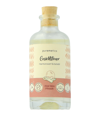 puremetics Gesichtspflege Gesichtstoner Aloe Vera Pfirsich (90 ml)