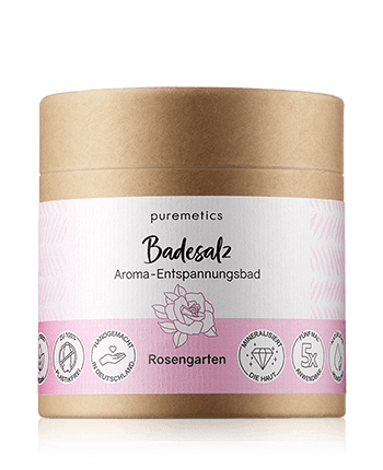 puremetics Körperpflege Badesalz Rosengarten (400 g)