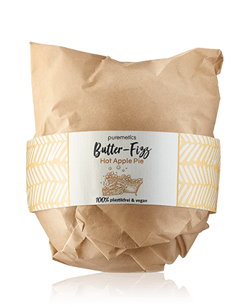 puremetics Körperpflege Butter-Fizz Badebombe Hot Apple Pie (220 g)