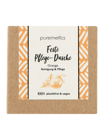 puremetics Natur-Seifen Feste Pflege-Dusche Orange (60 g)