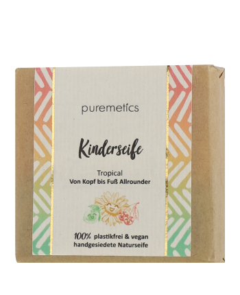 puremetics Natur-Seifen Kinderseife Tropical Allrounder (60 g)