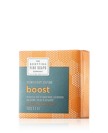 Scottish Fine Soaps Aromatherapy Soap Bar Boost (100 g)