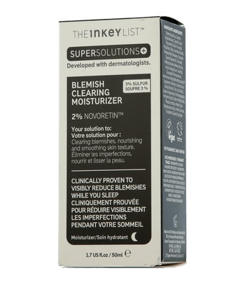 The Inkey List Face Care Blemish Clearing Moisturizer 2% Novoretin (50 ml)