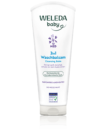 Weleda Baby Med 3in1 Baby Med 3in1 Waschbalsam Weisse Malve (200 ml)