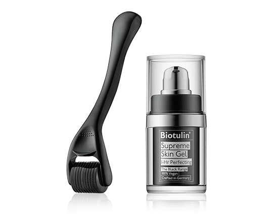 Biotulin Face Set mit Supreme Skin Gel & Micro-Needling Dermaroller