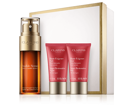 Clarins Double Serum Set mit Multi-Intensiv Day and Night Cream