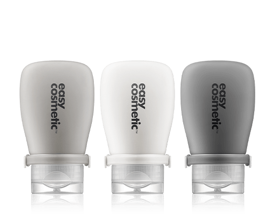 easycosmetic Travel & Sports Refillable Travel Bottle Set (3 x 60 ml)