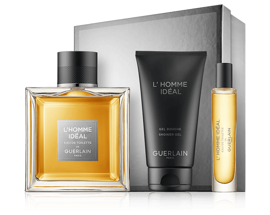 Guerlain L'Homme Idéal 100 ml EdT Set mit Shower Gel & Mini EdT