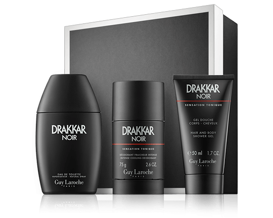 Guy Laroche Drakkar Noir 50 ml EdT Set mit Deodorant Stick