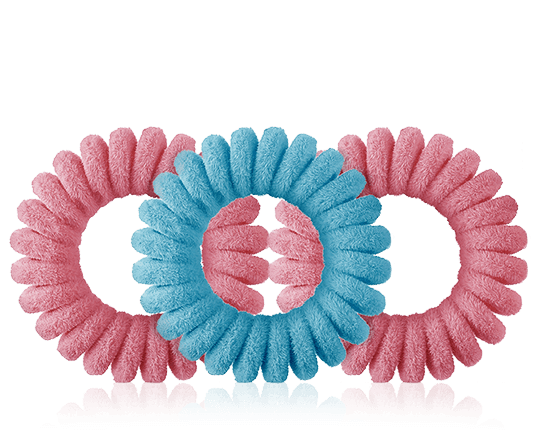 Invisibobble Power Haargummi-Ring mit gestärkter Spiralform Rose and Ice (3 Stück)