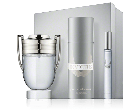 Paco Rabanne Invictus 100 ml EdT Set mit Deodorant Spray