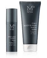 Charlotte Meentzen for Men Set mit Body & Hair Wash & Q10 Cremefluid Duschgel