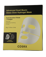 COSRX Advanced Snail Mucin Glass Glow Hydrogel-Mask Pflegemaske 3 x 34 g
