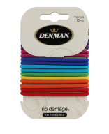 Denman Accessories Large No-Damage-Elastics Multi Colour Haargummi 18 Stück