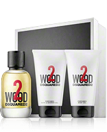 Dsquared² 2 Wood 50 ml EdT Set mit Shower & Body Gel