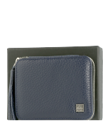 Erbe Solingen Maniküre-Etui aus Leder mit Reissverschluss und Anhänger in Marineblau Manicureset 5-teilig