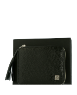 Erbe Solingen Maniküre-Etui aus Leder mit Reissverschluss und Anhänger in Schwarz Manicureset 5-teilig