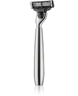 Erbe Solingen Rasierer Mach 3, silber, glänzend Rasierer