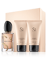 Giorgio Armani Sì 50 ml EdP nachfüllbar mit Shower Gel & Body Lotion