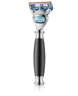 Golddachs Rasierer Fusion Schwarz/Silber Rasierer