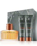 Laura Biagiotti Roma Uomo 75 ml EdT Set mit Showergel