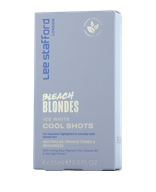 Lee Stafford Bleach Blondes Ice White Cool Shots Haarkur 4x 15 ml