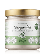 puremetics Shampoo-Fluff Aloe Vera - Feuchtigkeit Festes Shampoo 400 ml