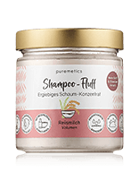 puremetics Shampoo-Fluff Reismilch - Volumen Festes Shampoo 400 ml