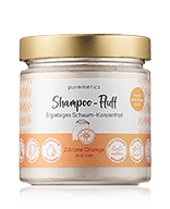 puremetics Shampoo-Fluff Zitrone Orange - Anti-Fett Festes Shampoo 400 ml