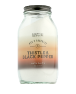 Scottish Fine Soaps Men's Grooming Thistle & Black Pepper Bath Salts Badezusatz 500 g