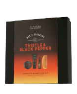 Scottish Fine Soaps Men's Grooming Thistle & Black Pepper Face & Beard Set mit Beard Balm
