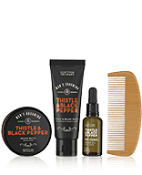 Scottish Fine Soaps Men's Grooming Thistle & Black Pepper Face & Beard Set mit Beard Balm