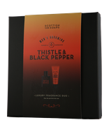Scottish Fine Soaps Men's Grooming Thistle & Black Pepper 50 ml EdT Set mit Hair & Body Wash