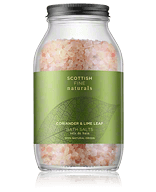 Scottish Fine Soaps Naturals Coriander & Lime Leaf Bath Salts Badezusatz 500 g